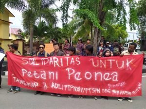 Solidaritas Petani Peonea Laporkan PT SPN Tentang Konflik Pertanahan