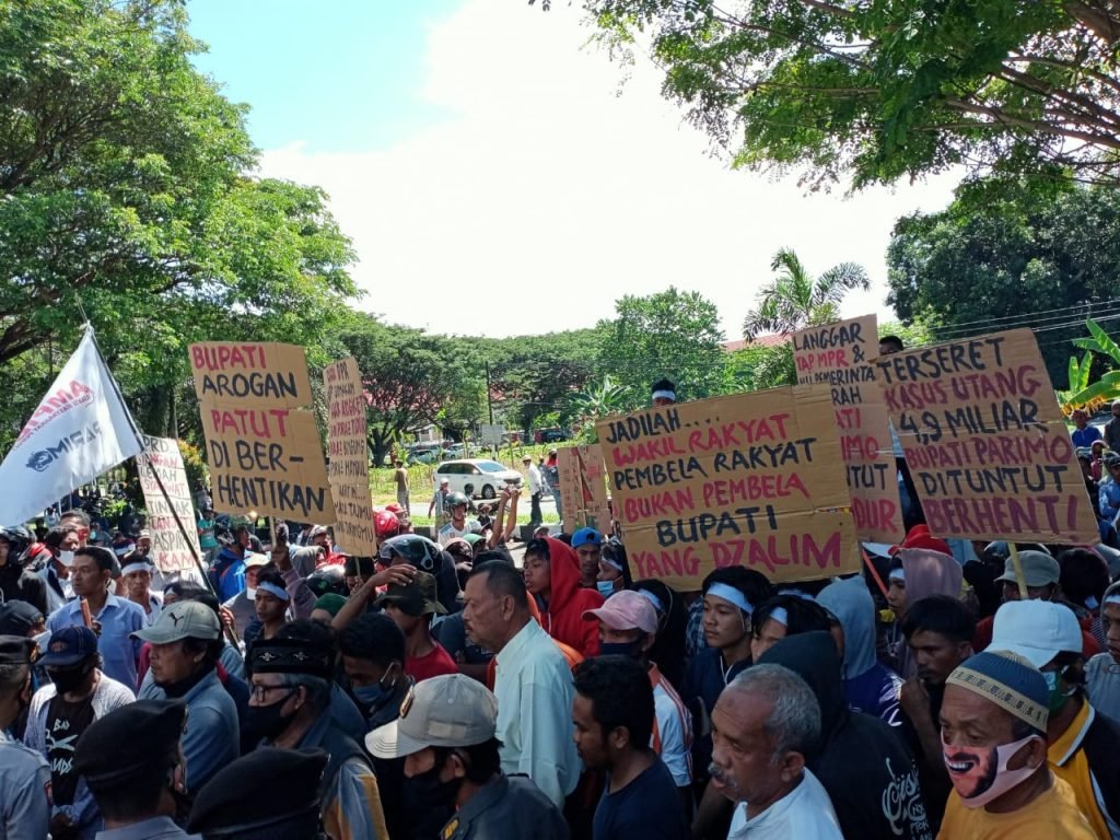 AMPIBI Tuntut DPRD Parimo Untuk Pemberhentian Bupati ‘Arogan’