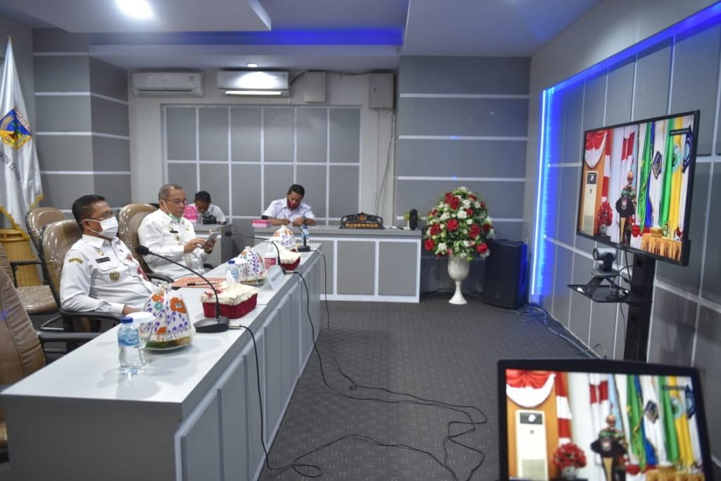 Tito Karnavian Pimpin Rakor Percepatan Kerjasama Kemendagri-Pertamina Secara Virtual
