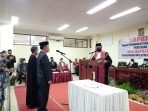 Alfres Tonggiroh Resmi Ambil Sumpah/Janji Ditetapkan Sebagai Wakil Ketua DPRD Parimo