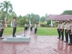 Kapolres Parimo Pimpin Upacara Kenaikan Pangkat Periode 1 Juli 2022
