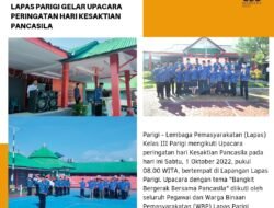 WBP LAPAS PARIGI MANFAATKAN WAKTU LUANG DENGAN MEMBACA BUKU