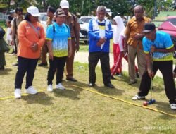 Dihadapan Guru Olahraga dan Kepsek Bupati Samaurizal Sosialisasikan Cabor Gateball
