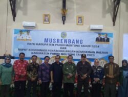 Wakil Bupati Parigi Moutong H Badrun Nggai SE buka kegiatan Musyawarah Perencanaan Pembangunan (MUSRENBANG) RKPD Kabupaten Parigi Moutong tahun 2024 dan Rapat Koordinasi Penanggulangan Kemiskinan Daerah Kabupaten Parigi Moutong tahun 2023