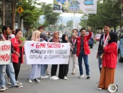 GMNI Sulteng Gelar Aksi Tolak Kekerasan Terhadap Perempuan