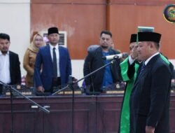 Ketua DPRD Parimo Sayutin Budianto Lantik Anggota PAW Sugeng Fraksi Nasdem : Fery Budiutomo mengundurkan diri dari Parpol Nasdem