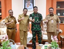 Danrem 132/Tadulako Temui Wagub : Untuk Perkuat Sinergitas Kelembagaan