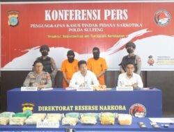 Sabu 20 Kg diungkap Ditresnarkoba Polda Sulteng, berikut modus barunya