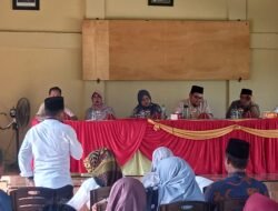 Pj Bupati mengadakan pertemuan Camat dan perwakilan Kepala Desa Wilayah Utara Se-Kecamatan Parigi Moutong