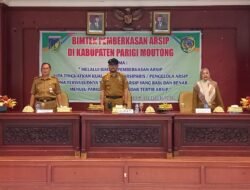 Sekda Buka Kegiatan Bimtek Pemberkasan Arsip di Kabupaten Parigi Moutong