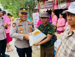 Polres Parimo Dan Bhayangkari berbagi Bansos Jelang Ramadhan