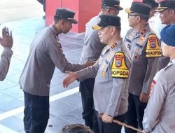 Kapolda Gelar Halal Bihalal di Momen Idul Fitri bersama Personel Polda Sulteng