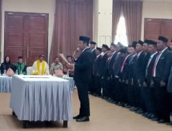 114 Anggota Panitia Pemilihan Kecamatan Dilantik KPU Parigi Moutong