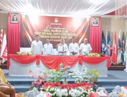 Lima Bakal Pasangan Calon Bupati dan Wakil Bupati Mendaftar di KPU Parigi Moutong