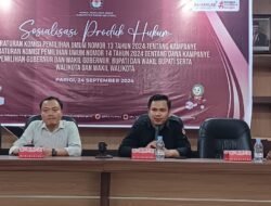 Sosialisasi PKPU Nomor 13 dan 14 Tahun 2024 oleh KPU Parigi Moutong, Sulteng