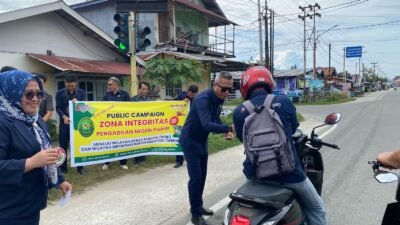 Pengadilan Negeri Parigi Gelar Aksi Kampanye Publik Dukung Zona Integritas Menuju WBK