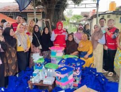 Hestiwati Salurkan Bantuan Sandang, Pangan, dan Obat-Obatan Pasca Kebakaran Asrama Yojokodi Palu.