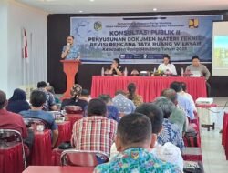 Sekda Zulfinasran Buka Secara Resmi Konsultasi Publik II Penyusunan Dokumen Materi Teknis Revisi RTRW Kab. Parimo.