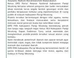 DPD PAN Parigi Moutong Tegas Tolak Tarian Erotis di Ruang Publik : Merusak Moral Generasi Muda