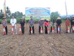 Polres Parigi Moutong Gelar Penanaman Jagung Serentak Dukung Program Swasembada Pangan