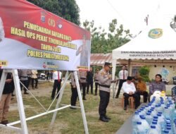 Kapolres Parigi Moutong Tegaskan Komitmen Berantas Peredaran Miras dalam Operasi Pekat Tinombala 2026