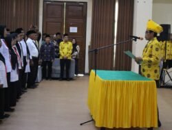 Bupati H. Erwin Burase Lantik Pejabat Admonistrator, Kepala Sekolah dan Pejabat Fungsional