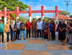 Bupati Erwin Burase Pimpin Kerja Bakti Serentak, Lingkup Pemkab Parigi Moutong.