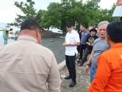 Bupati Parigi Moutong Tinjau Abrasi Pantai di Desa Palasa, Instruksikan Penanganan Segera