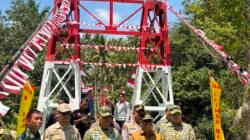 Dampingi Gubernur dan Pangdam, Sekda Parigi Moutong Hadiri Peresmian 2.500 Jembatan Garuda dan 3.000 Titik Air Bersih oleh Presiden RI