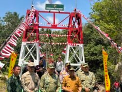 Dampingi Gubernur dan Pangdam, Sekda Parigi Moutong Hadiri Peresmian 2.500 Jembatan Garuda dan 3.000 Titik Air Bersih oleh Presiden RI