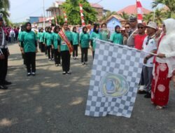 Pemkab Parigi Moutong Gelar Lomba Gerak Jalan Tingkat Umum, SMA/SMK Sederajat dan OPD Meriahkan HUT RI ke-81