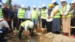 Bupati Bersama Wabup Parigi Moutong Laksanakan Peletakan Batu Pertama Kampung Nelayan Merah Putih, Parigi Moutong Miliki 9 Titik Terbanyak di Sulawesi Tengah