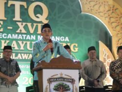 Bupati H. Erwin Burase Resmikan MTQ Ke-17 Kecamatan Mepanga di Desa Kayu Agung : Al Qur’an Sebagai Pedoman Moral dan Pengingat Kewaspadaan Bencana