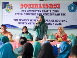  Ketua TP-PKK Parigi Moutong Buka Sosialisasi Peduli Stunting, CKG dan Pencegahan TBC