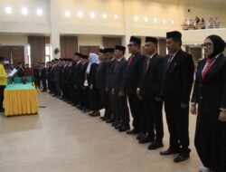 18 Pejabat Pimpinan Tinggi Pratama Kabupaten Parigi Moutong Resmi Dilantik, Satu Masih Ditunda Menunggu Putusan PTUN